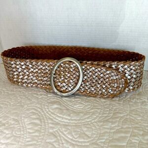 Jessica Simpson Wide Belt - Distressed Leather